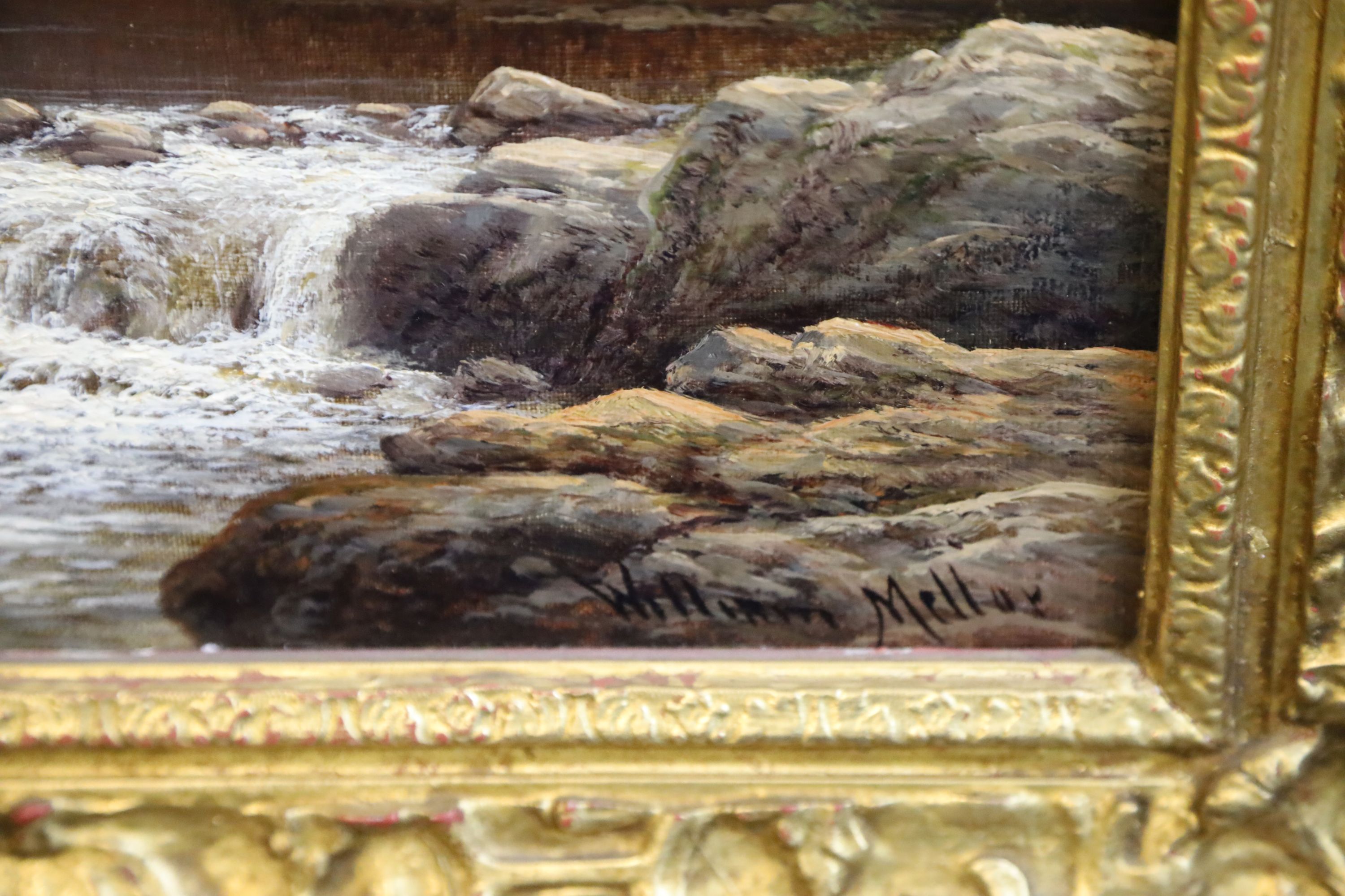 William Mellor (1851-1931) On The Llugyy, North Wales and On The Nidd nr Knaresborough 10 x 14in.